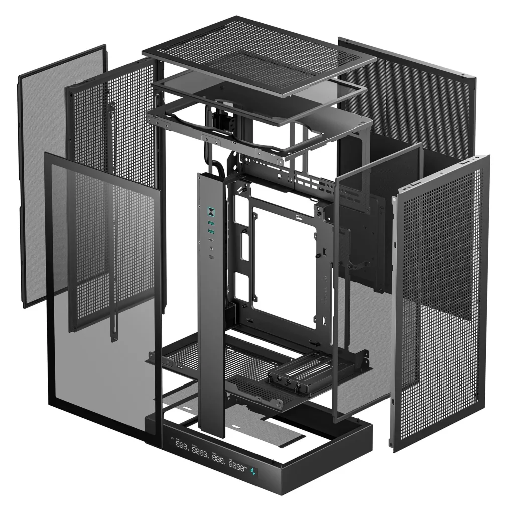 Корпус DeepCool CH270 Digital Black (R-CH270-BKNDM0-G-1) без БЖ UA