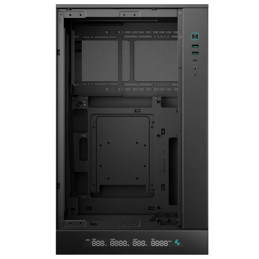 Корпус DeepCool CH270 Digital Black (R-CH270-BKNDM0-G-1) без БЖ UA