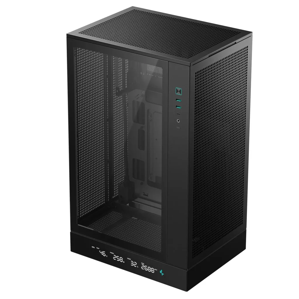 Корпус DeepCool CH270 Digital Black (R-CH270-BKNDM0-G-1) без БЖ UA