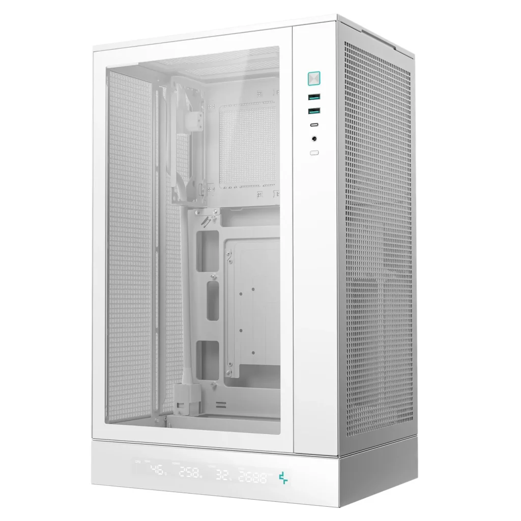 Корпус DeepCool CH270 Digital White (R-CH270-WHNDM0-G-1) без БЖ UA