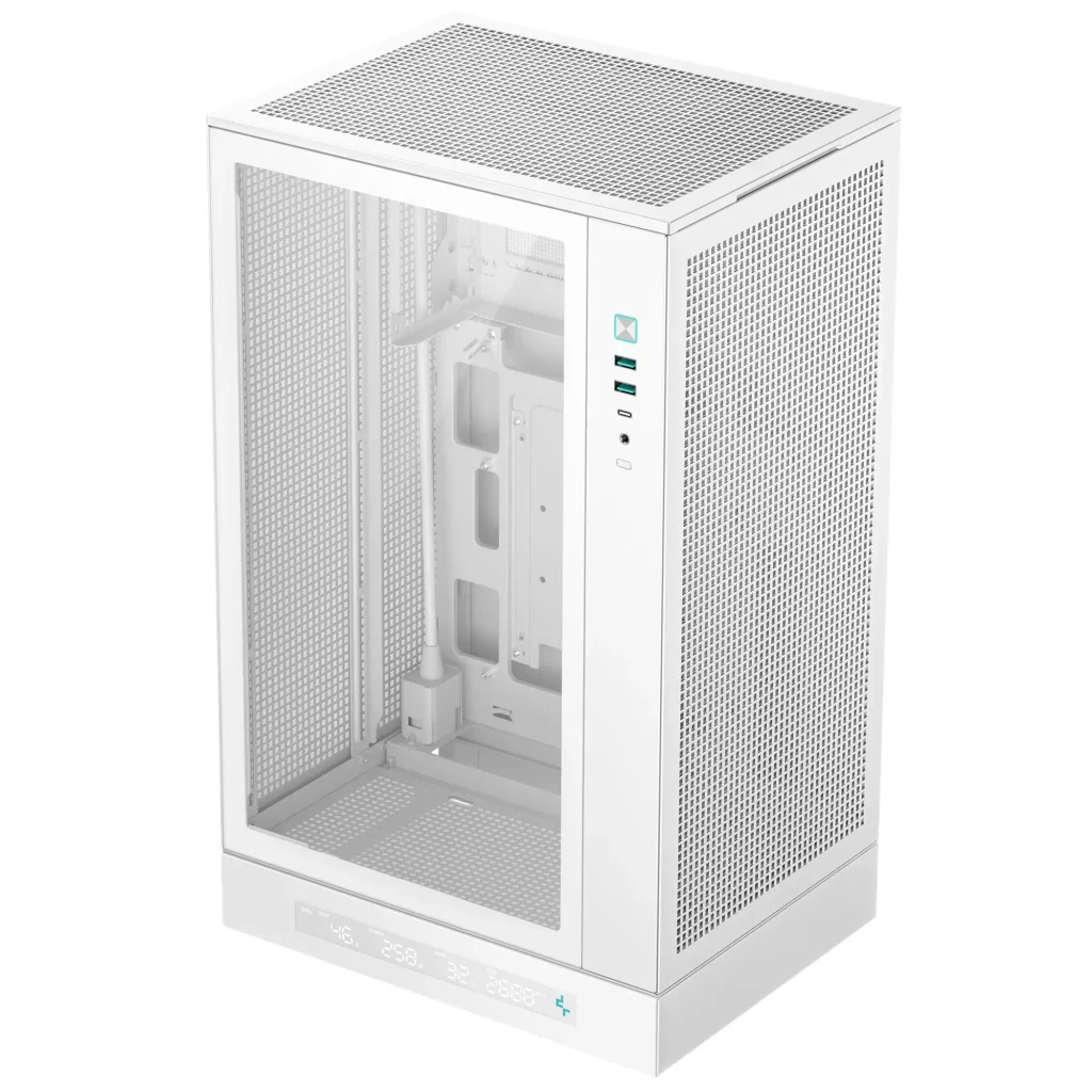 Корпус DeepCool CH270 Digital White (R-CH270-WHNDM0-G-1) без БЖ UA