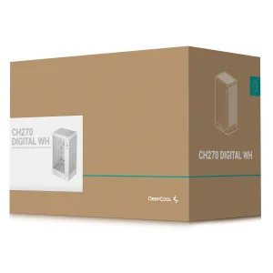 Корпус DeepCool CH270 Digital White (R-CH270-WHNDM0-G-1) без БЖ UA