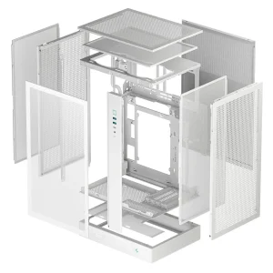 Корпус DeepCool CH270 Digital White (R-CH270-WHNDM0-G-1) без БЖ UA