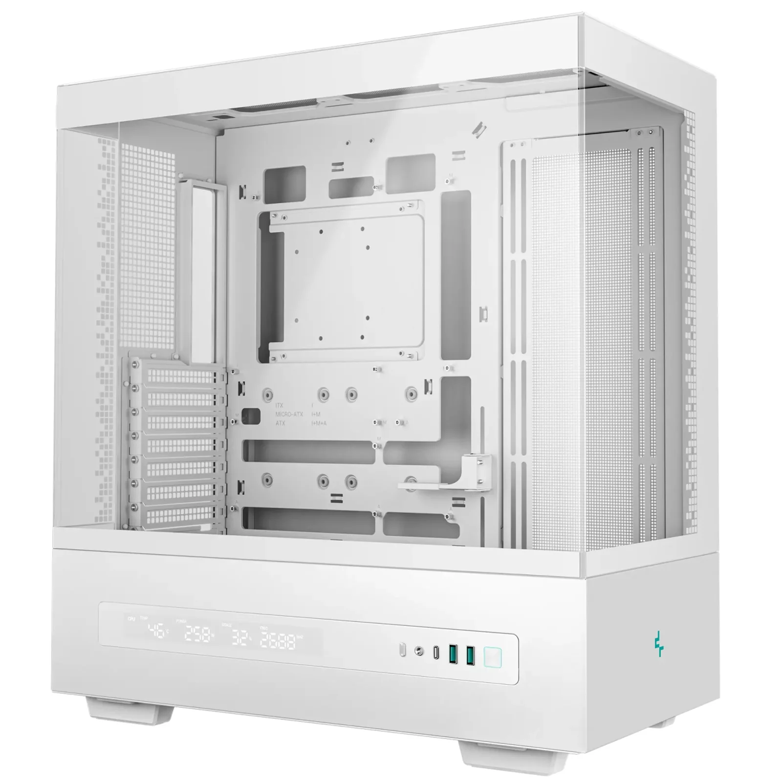 Корпус DeepCool CH690 Digital White (R-CH690-WHNNA0D-G-1) без БП UA
