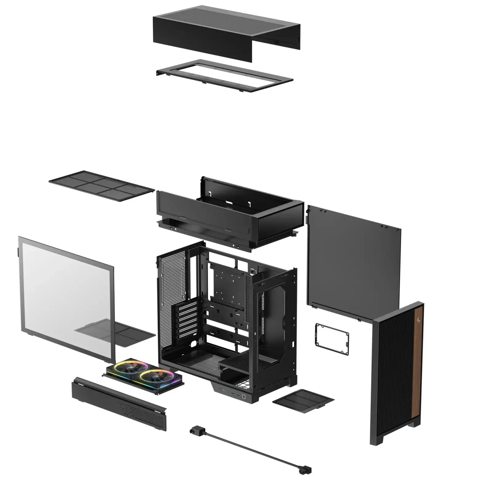 Корпус DeepCool CL660 Black (R-CL660-BKNNA0-G-1) UA
