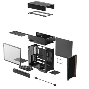 Корпус DeepCool CL660 Black (R-CL660-BKNNA0-G-1) UA