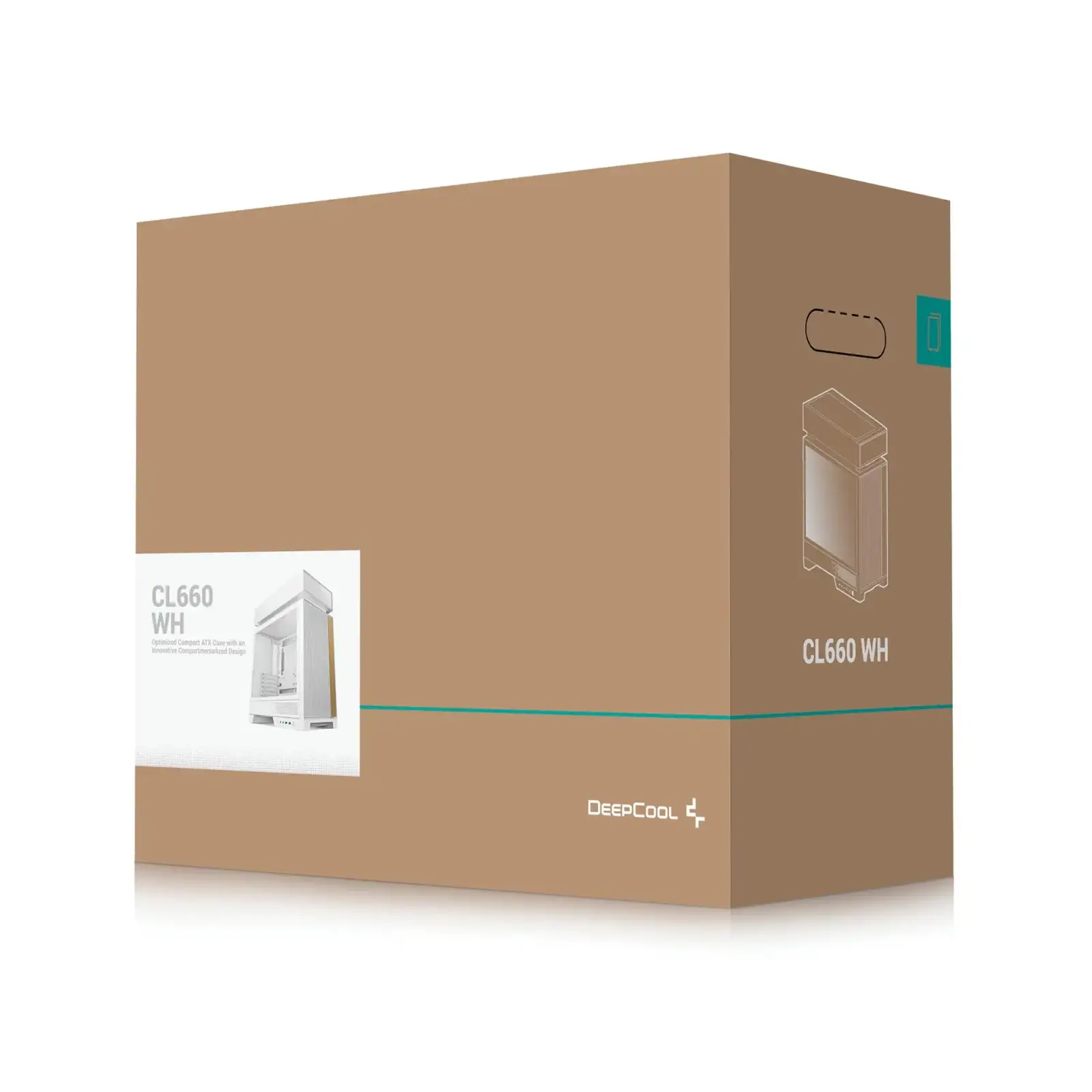 Корпус DeepCool CL660 White (R-CL660-WHNNA0-G-1) UA