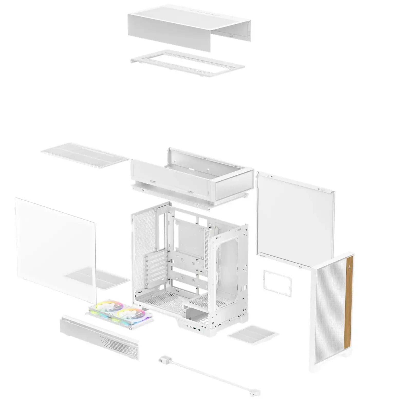 Корпус DeepCool CL660 White (R-CL660-WHNNA0-G-1) UA