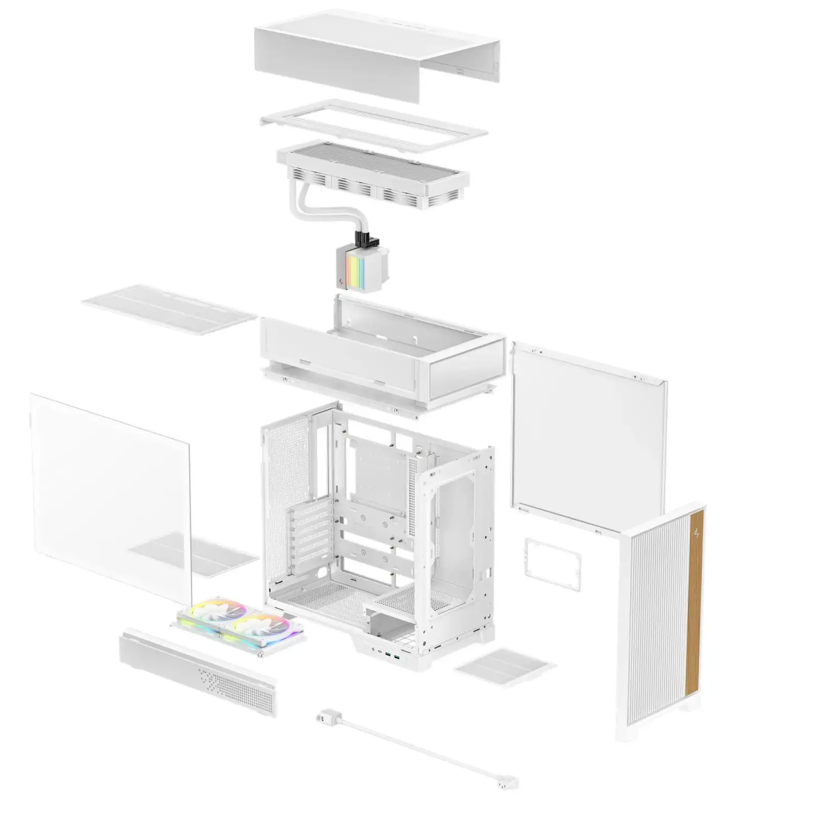 Корпус DeepCool CL6600 White (R-CL6600-WHNNA0-G) UA