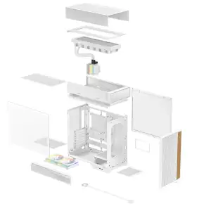 Корпус DeepCool CL6600 White (R-CL6600-WHNNA0-G) UA