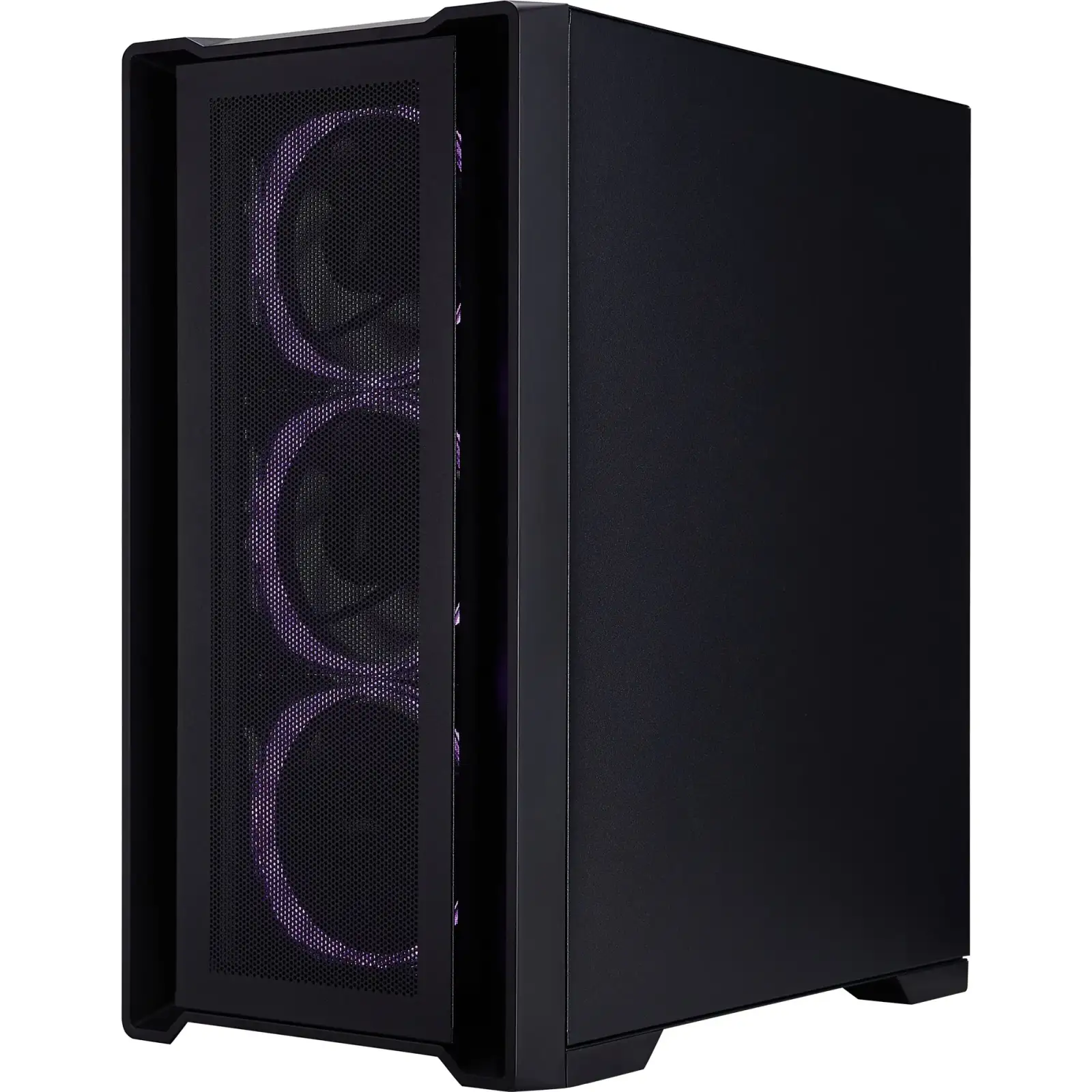 Корпус 1stPlayer T4-BK-4FS7 Black UA