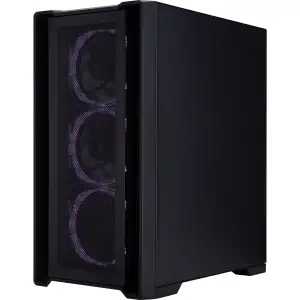 Корпус 1stPlayer T4-BK-4FS7 Black UA