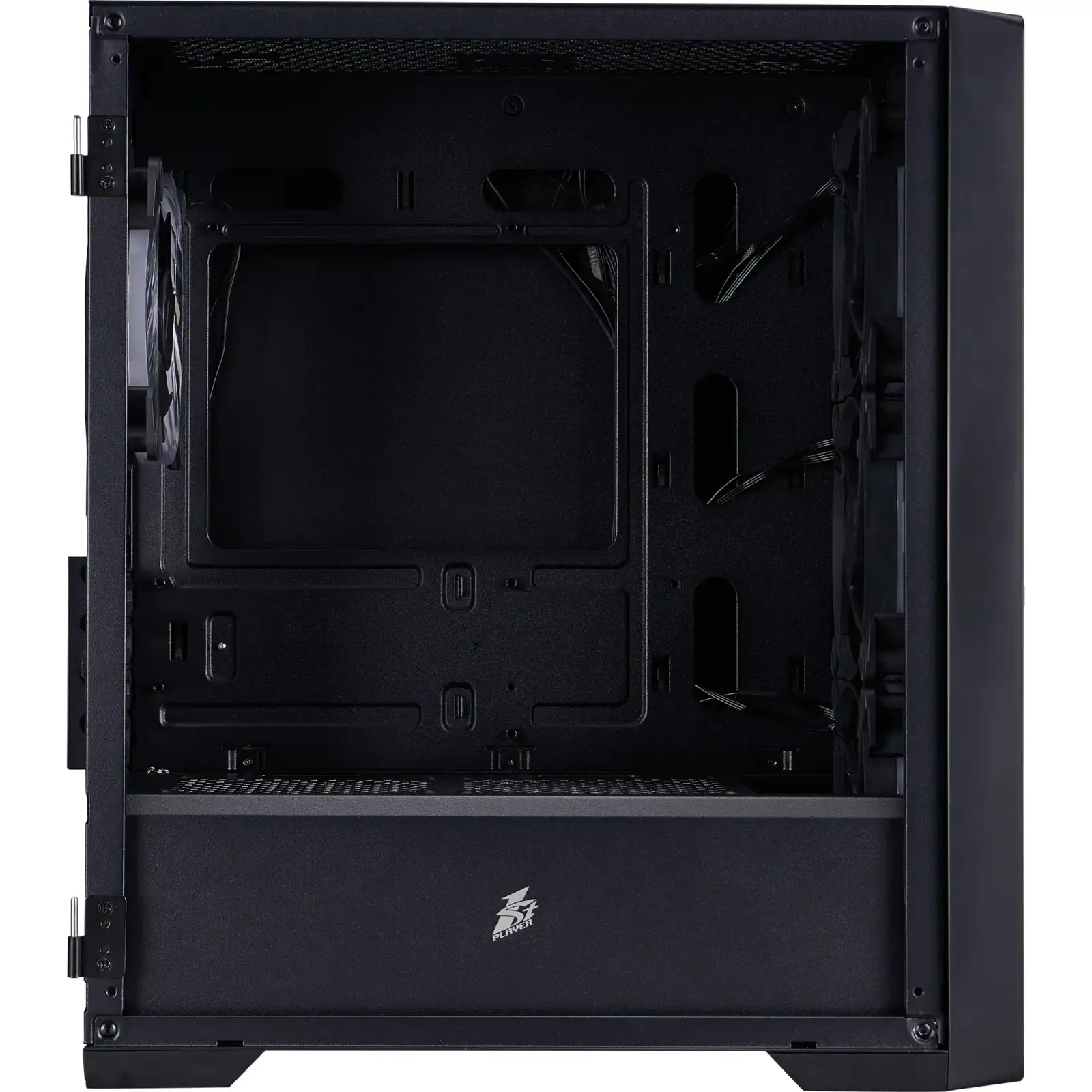 Корпус 1stPlayer T4-BK-4FS7 Black UA