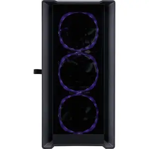Корпус 1stPlayer T4-G-BK-4FS7 Black UA