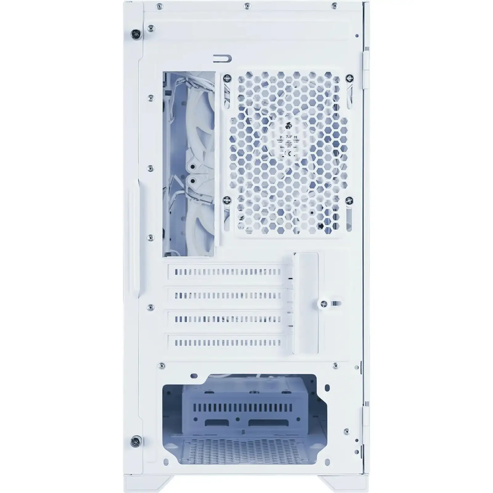 Корпус 1stPlayer T4-G-WH-4FS7-W White UA