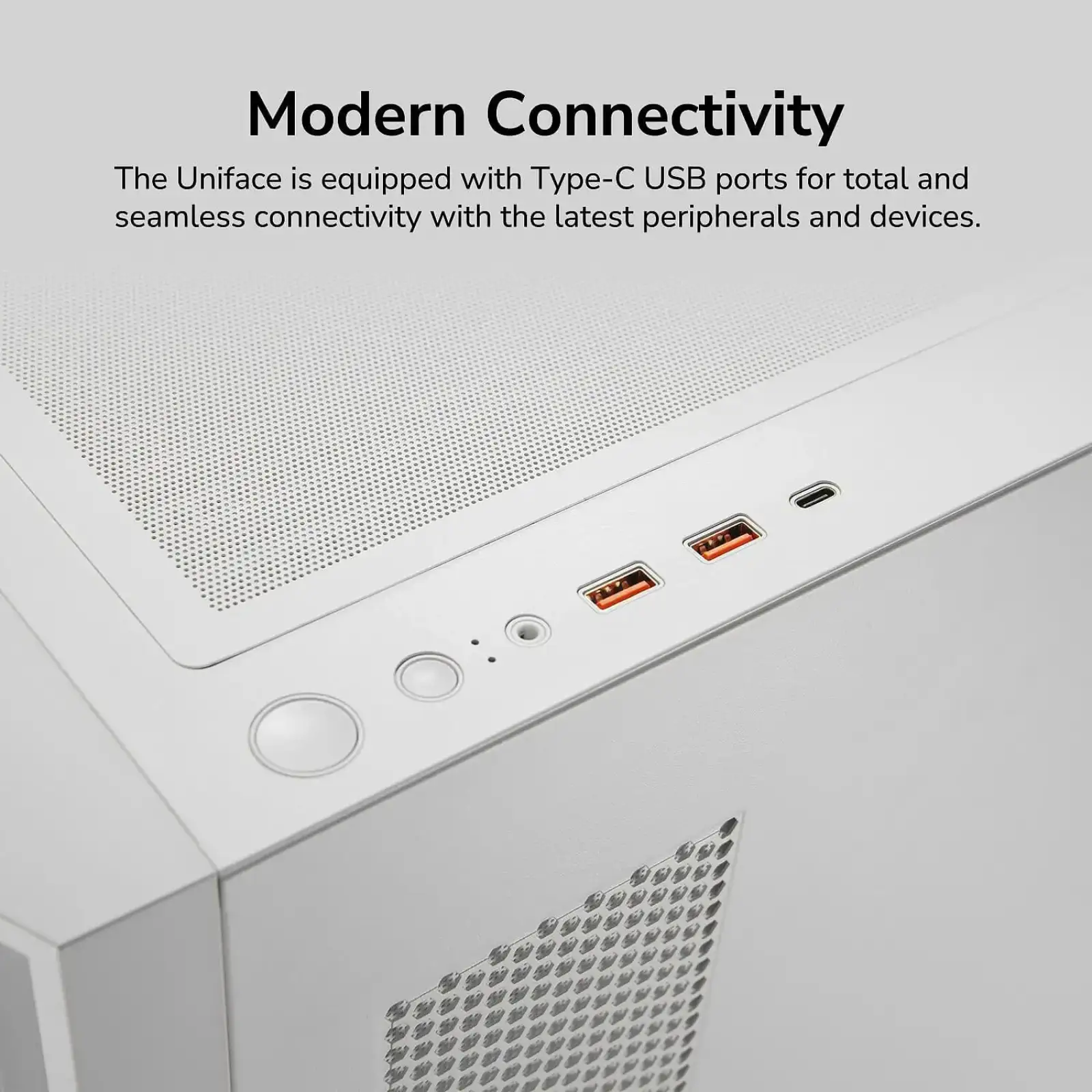 Корпус Cougar Uniface White без БЖ UA