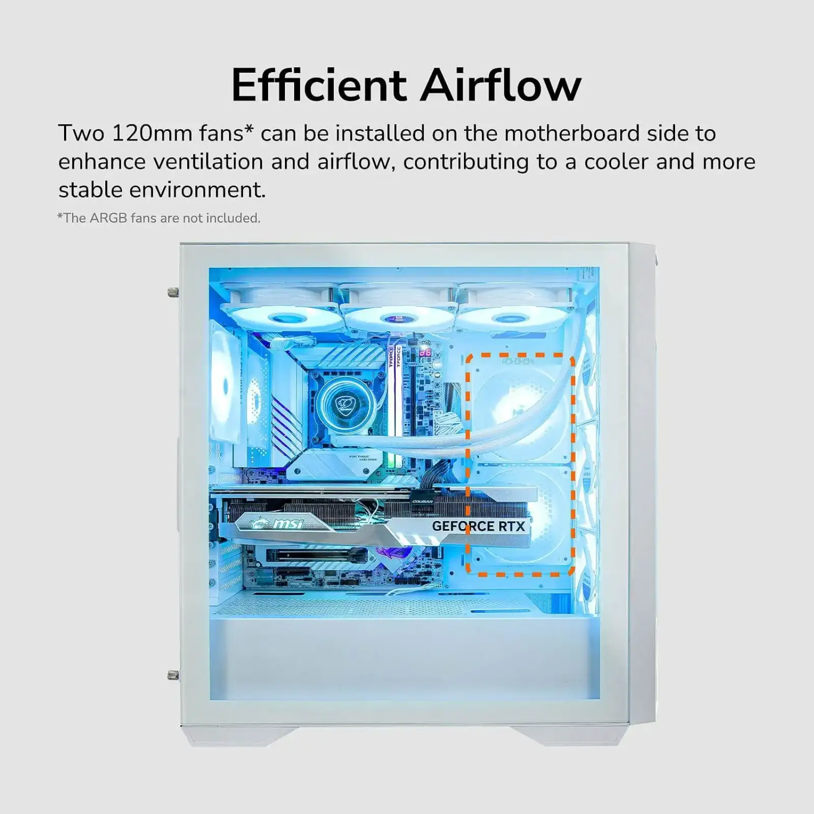 Корпус Cougar Uniface White без БЖ UA