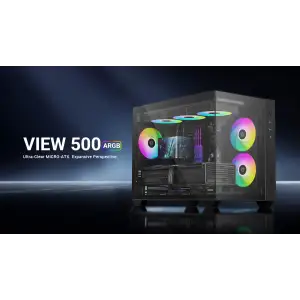 Корпус ID-Cooling View 500 ARGB Black UA
