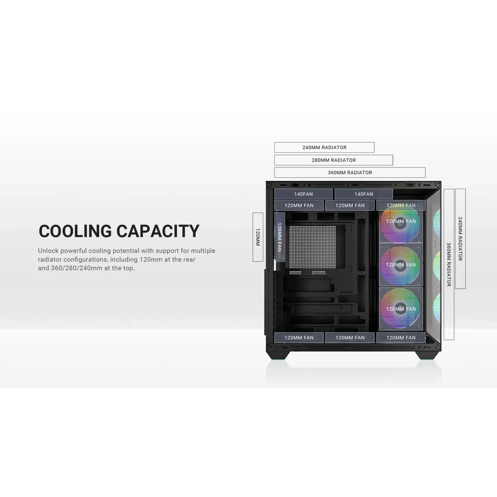 Корпус ID-Cooling View 510 ARGB Black UA