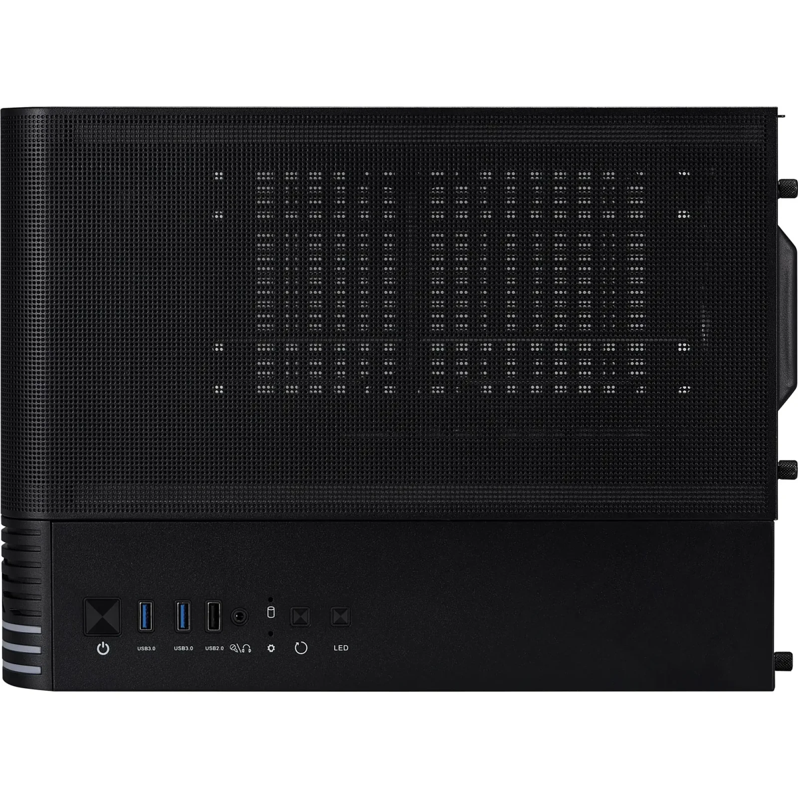 Корпус 1stPlayer VT5-BK-3F7 Black UA