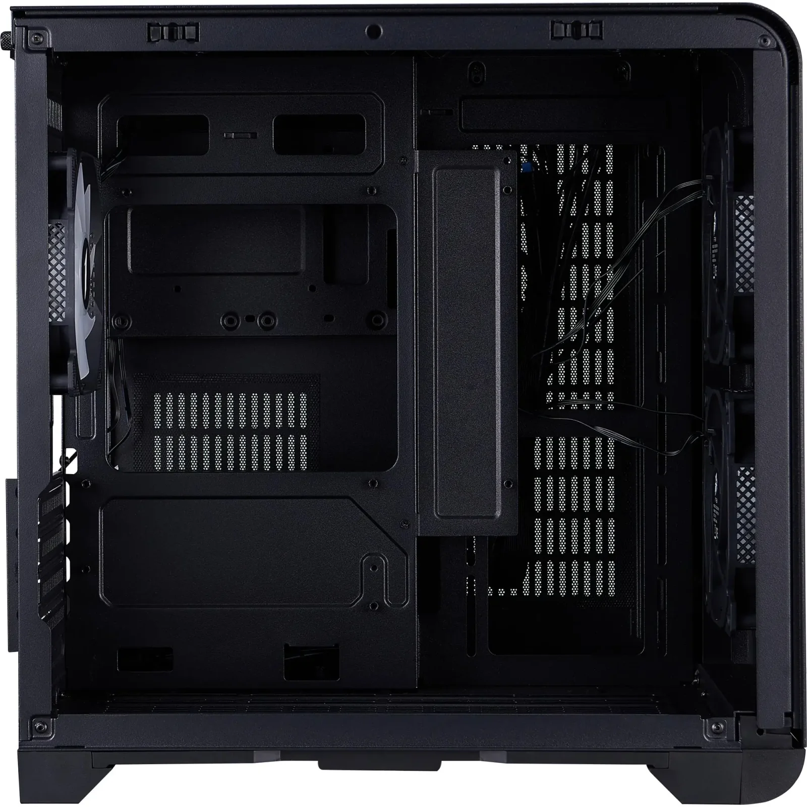 Корпус 1stPlayer VT5-BK-3F7 Black UA