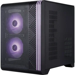 Корпус 1stPlayer VT5-BK-3F7 Black UA