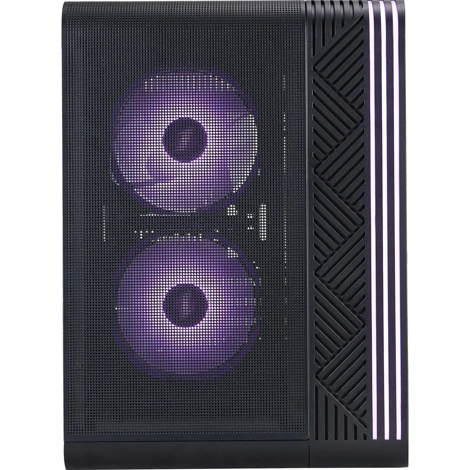 Корпус 1stPlayer VT5-BK-3F7 Black UA