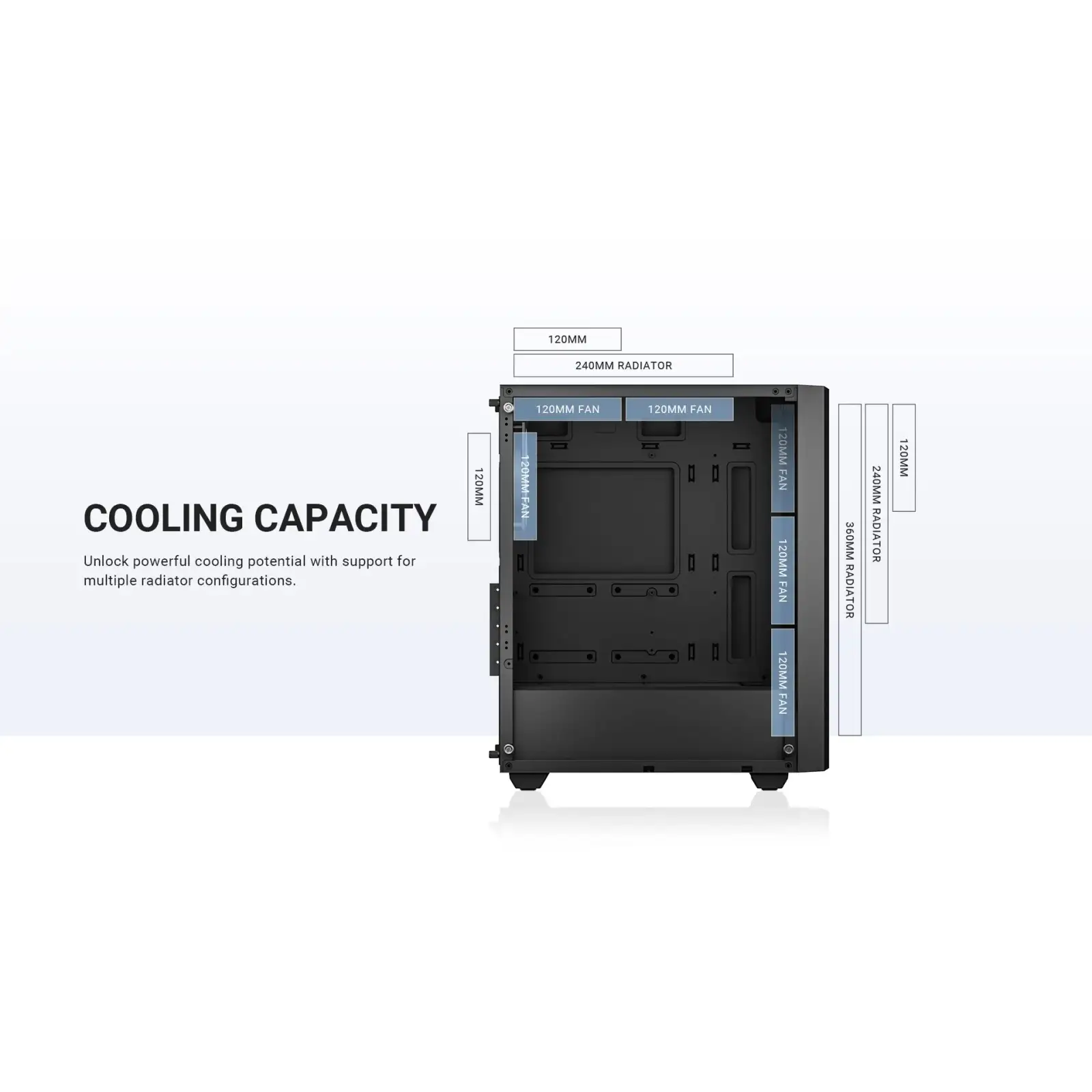 Корпус ID-Cooling Ware 300 ARGB Black UA