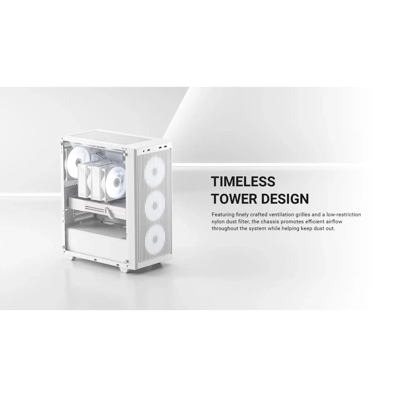 Корпус ID-Cooling Ware 300 ARGB White UA