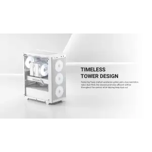 Корпус ID-Cooling Ware 300 ARGB White UA