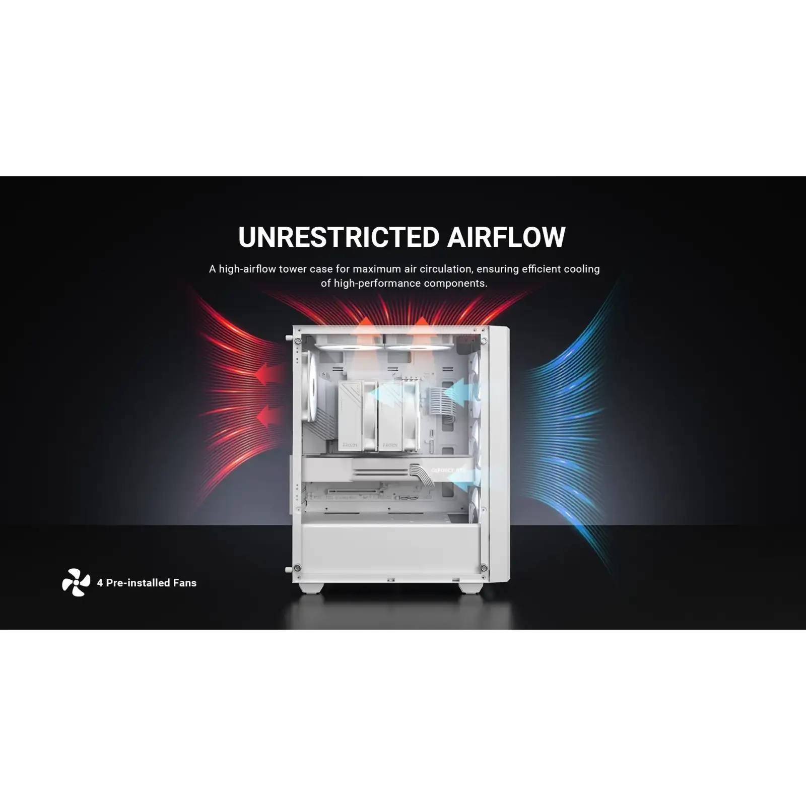 Корпус ID-Cooling Ware 300 ARGB White UA