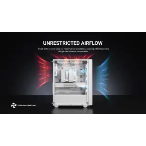 Корпус ID-Cooling Ware 300 ARGB White UA