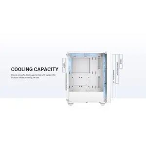 Корпус ID-Cooling Ware 300 ARGB White UA