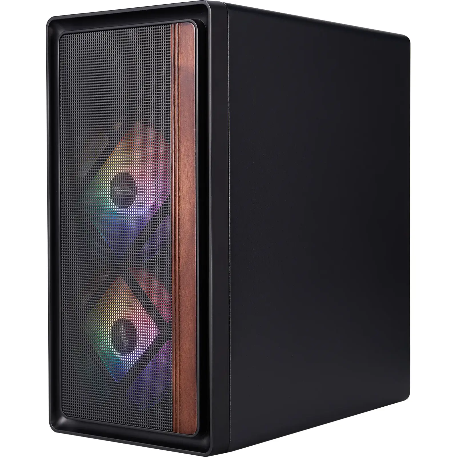 Корпус 1stPlayer WD1-BK-3F1 Black UA