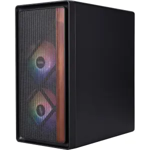 Корпус 1stPlayer WD1-BK-3F1 Black UA