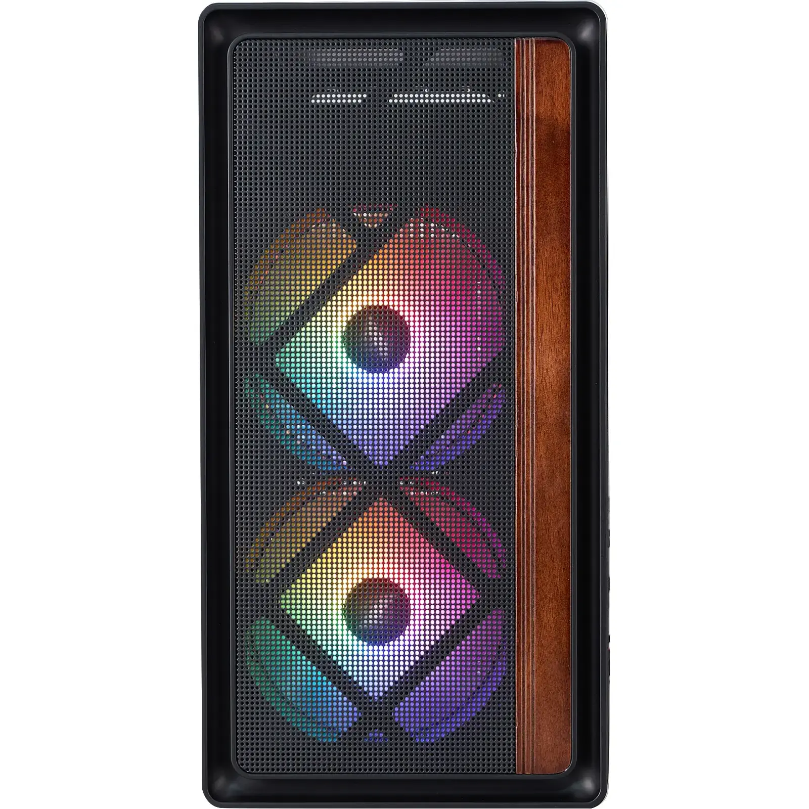 Корпус 1stPlayer WD1-BK-3F1 Black UA