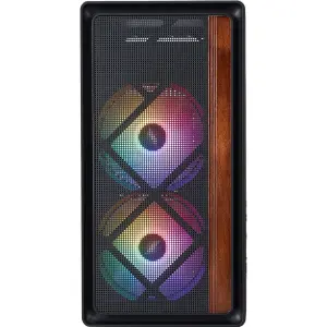 Корпус 1stPlayer WD1-BK-3F1 Black UA