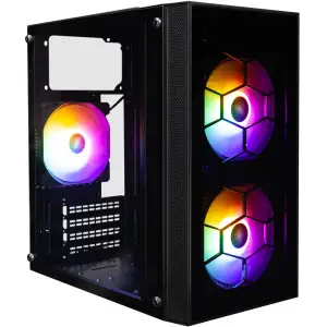 Корпус 1stPlayer X1-3F1 Black 600W UA