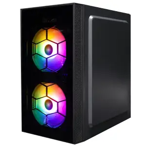 Корпус 1stPlayer X1-3F1 Black 600W UA
