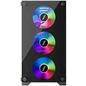 Корпус 1stPlayer X2-M-BK-4F1-PS-600FK-EU Black 600W UA