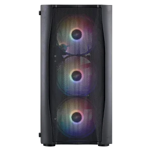 Корпус 1stPlayer X3-M-BK-4F1 Black без БЖ UA