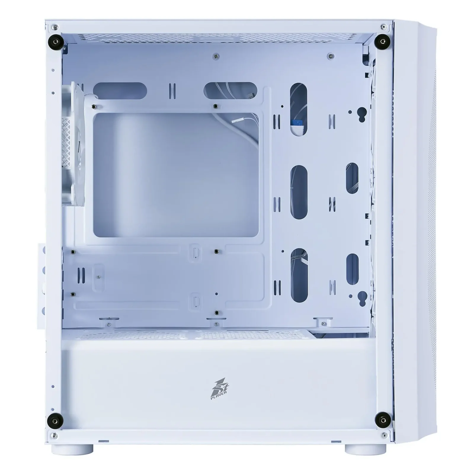 Корпус 1stPlayer X3-M-WH-4F1-W White без БЖ UA