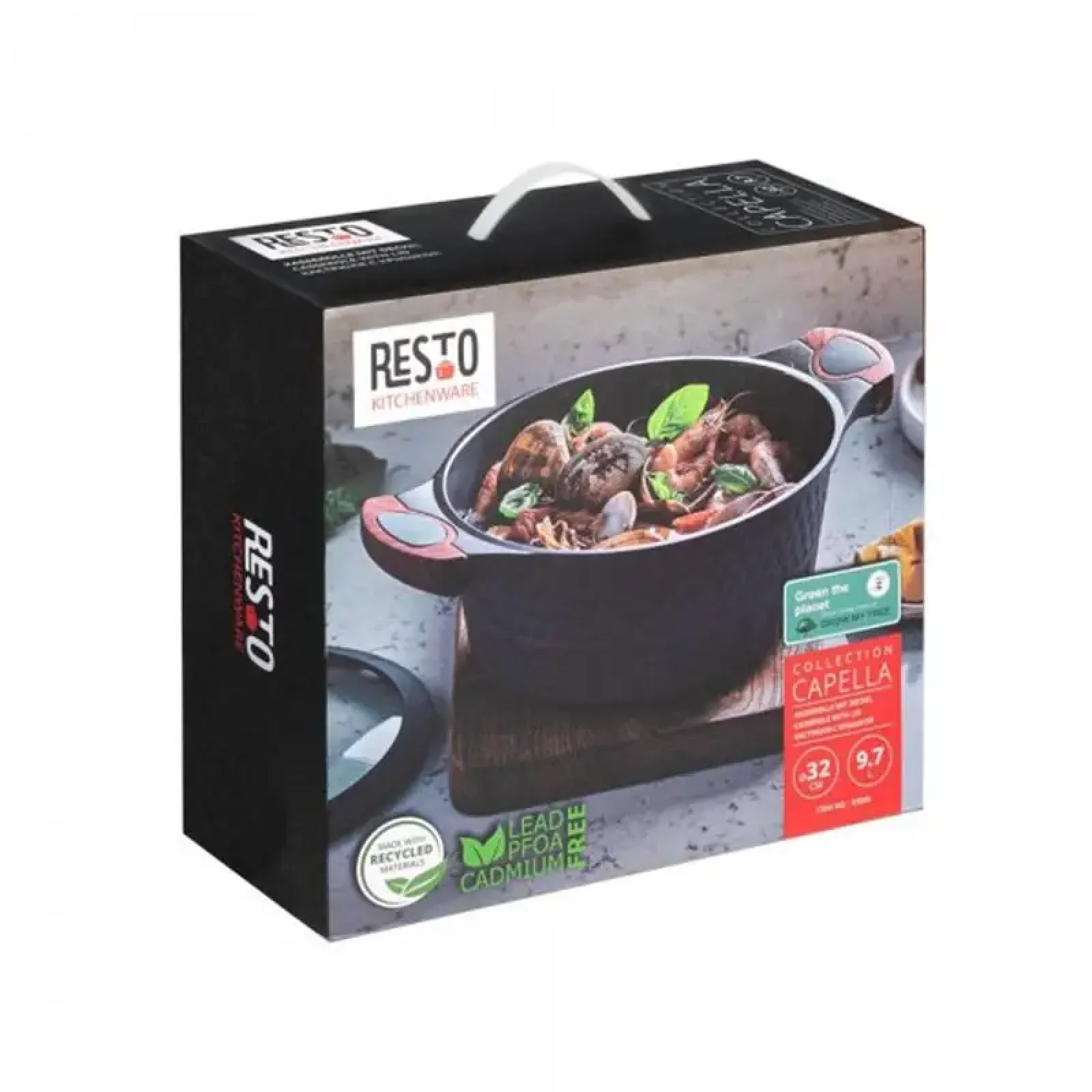 Каструля з кришкою Resto Capella 9.7 л (93508) UA