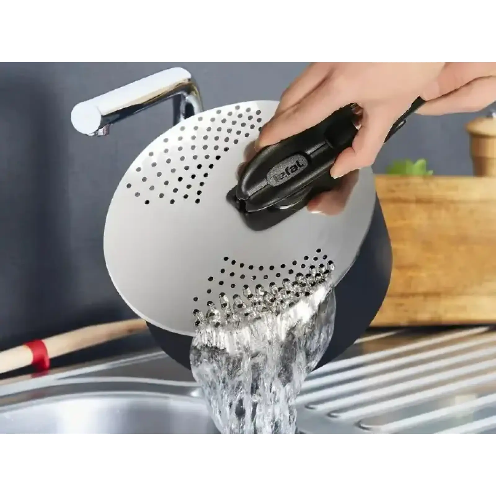 Кришка із захистом від розбризкування Tefal Ingenio 14-20 см (L9829453) UA