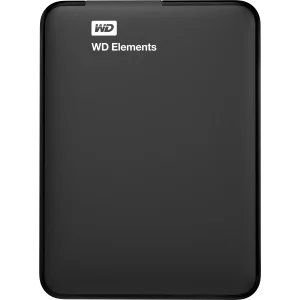 Внешний жесткий диск 2.5" USB 1.0TB WD Elements Black (WDBUZG0010BBK-WESN) UA