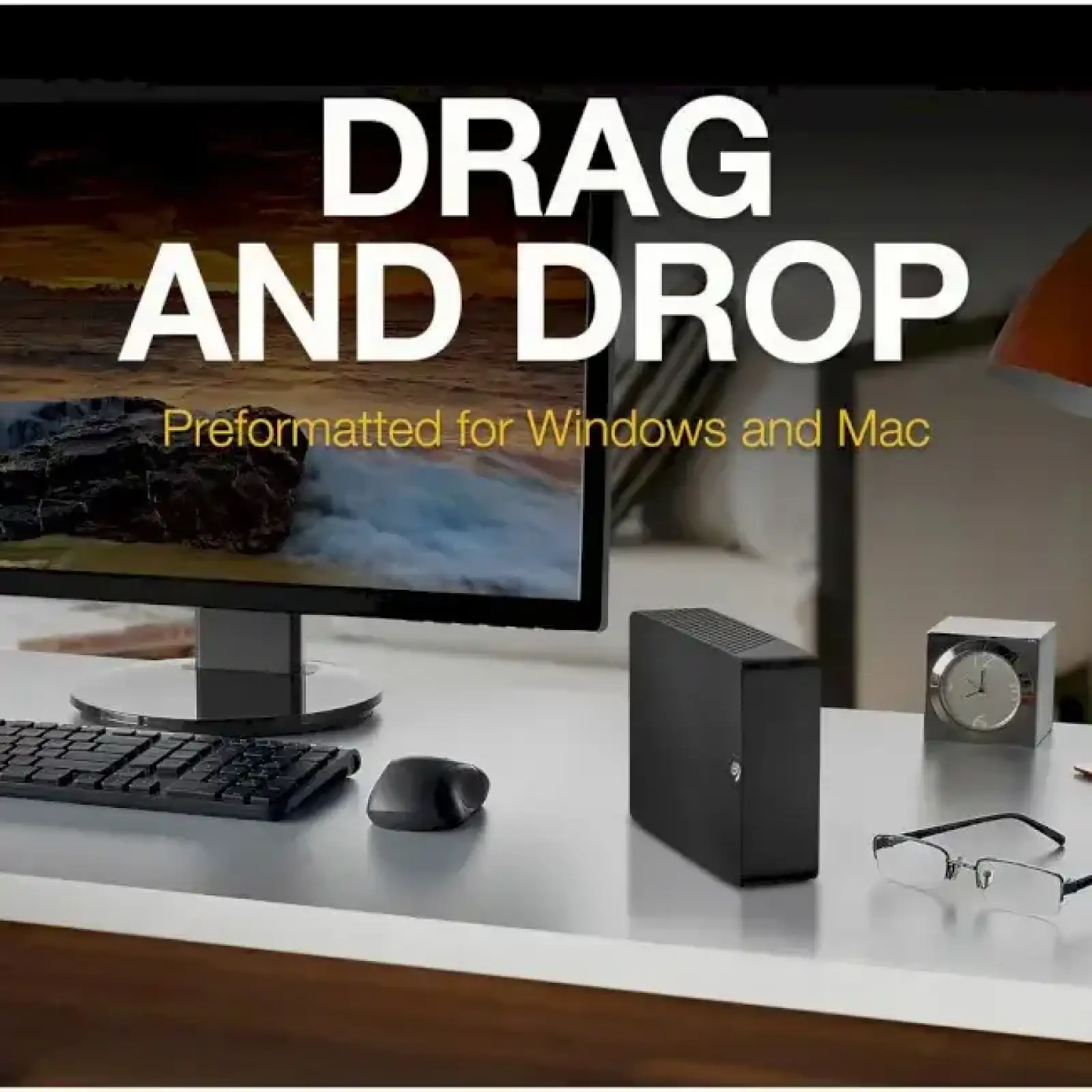 Внешний жесткий диск Seagate Expansion Desktop 4 TB Black (STKP4000400) UA