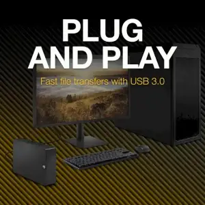 Внешний жесткий диск Seagate Expansion Desktop 4 TB Black (STKP4000400) UA