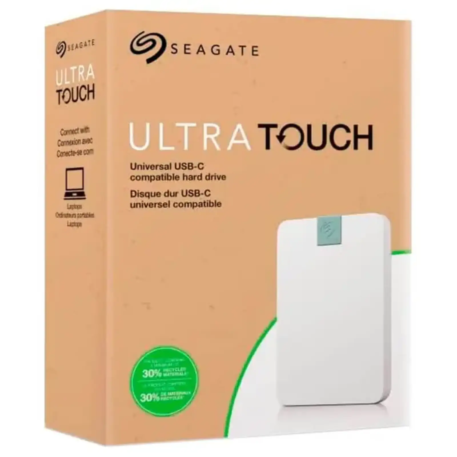 Зовнішній жорсткий диск HDD Seagate Ultra Touch Cloud White 2 TB (STMA2000400) UA