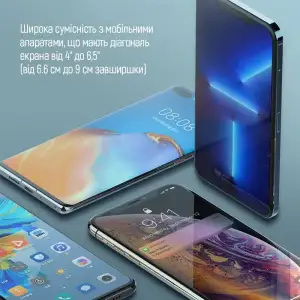 Держатель автомобильный СolorWay Metallic Gravity Holder 3 Black (CW-CHG14-BK) UA