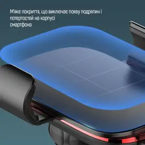 Держатель автомобильный СolorWay Metallic Gravity Holder 3 Black (CW-CHG14-BK) UA